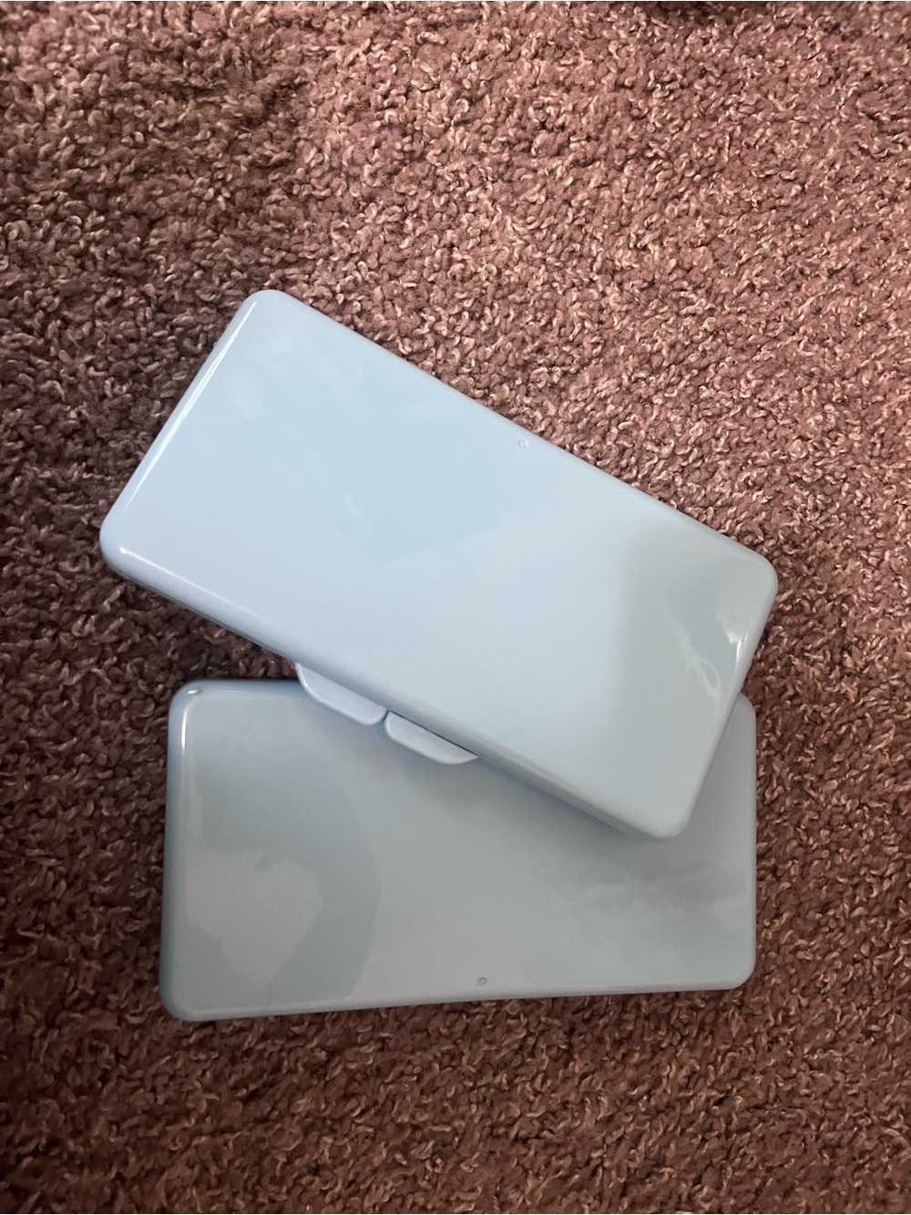Light Blue Rectangular wipe holder